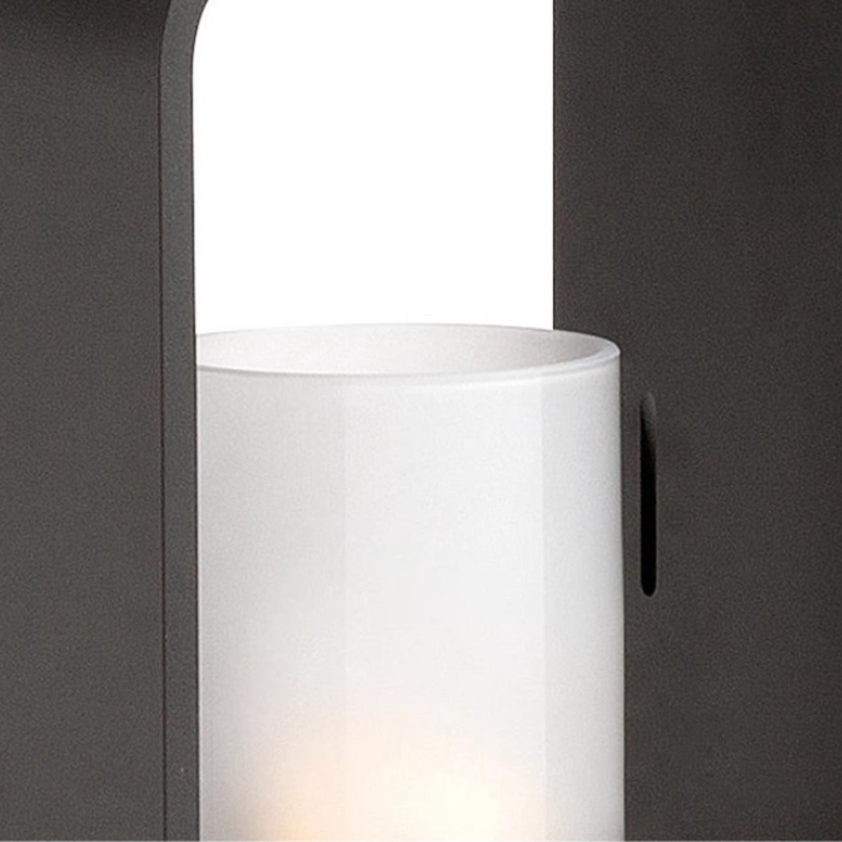 Outdoor Floor Lamp, Modern Style, Metal/Wood