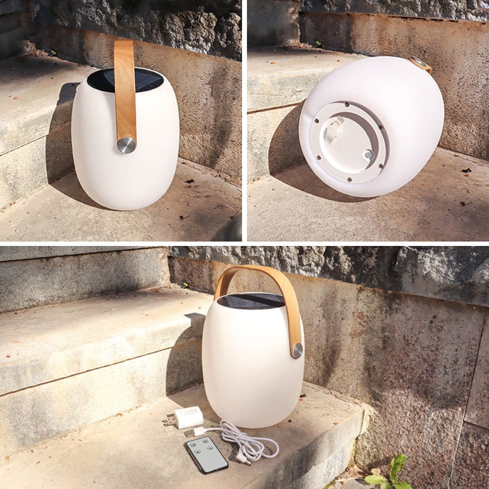 Outdoor Lantern Light – Modern White Acrylic