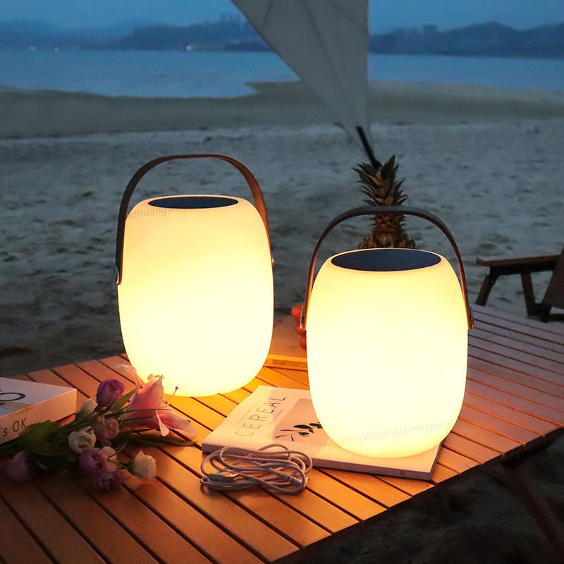 Outdoor Lantern Light – Modern White Acrylic