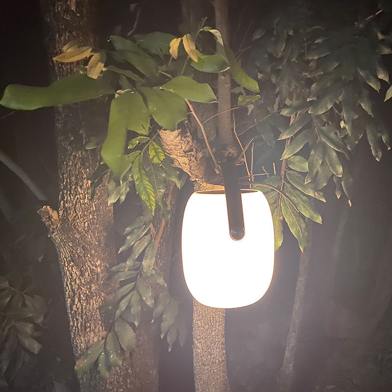 Outdoor Lantern Light – Modern White Acrylic