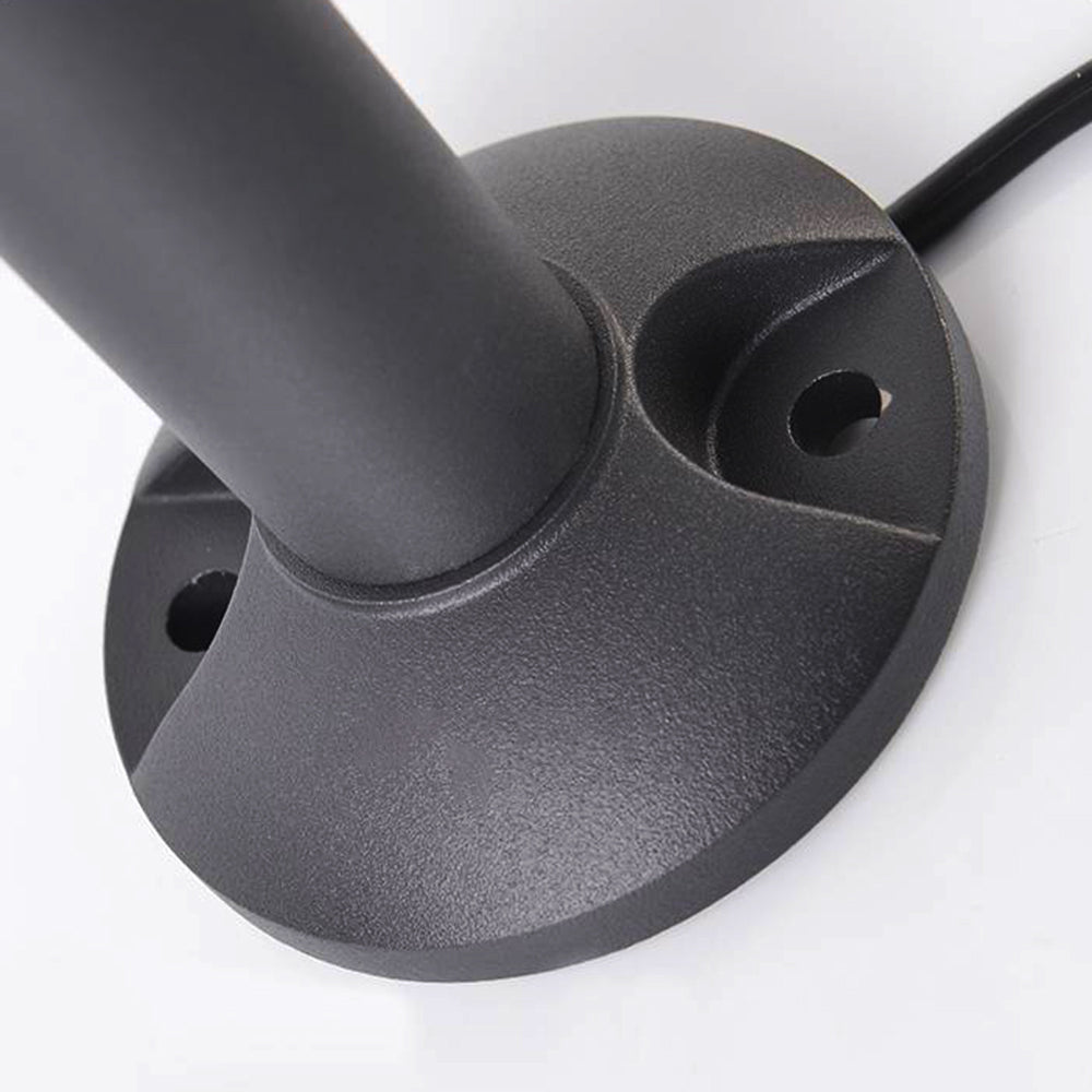 Outdoor Modern Black Bollard Light Fixture