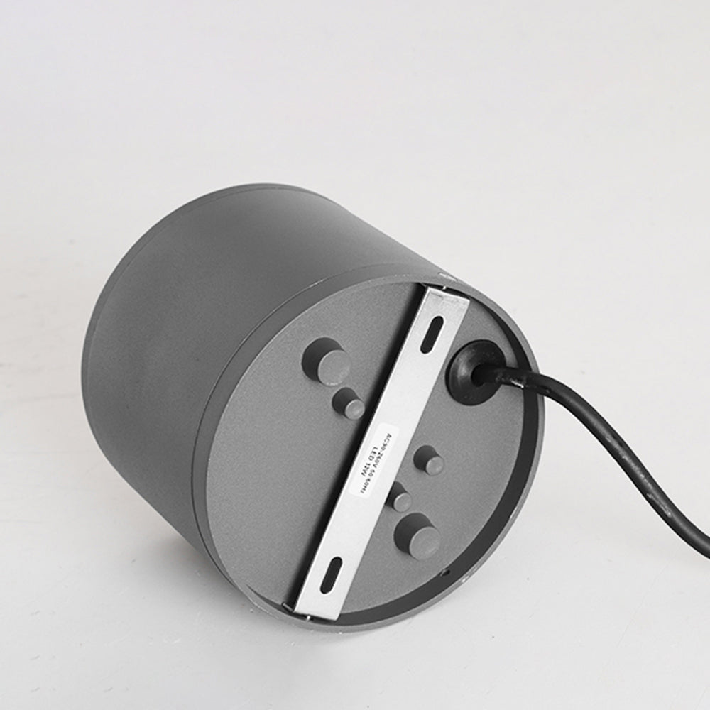 Outdoor Modern Ceiling Light, Black Glass