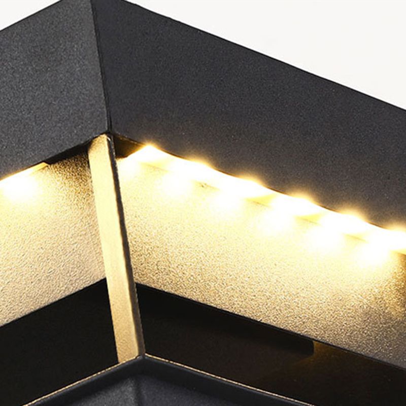 Outdoor Solar Post-Pier Mount Black Light