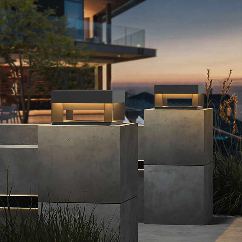 Outdoor Solar Post-Pier Mount Black Light