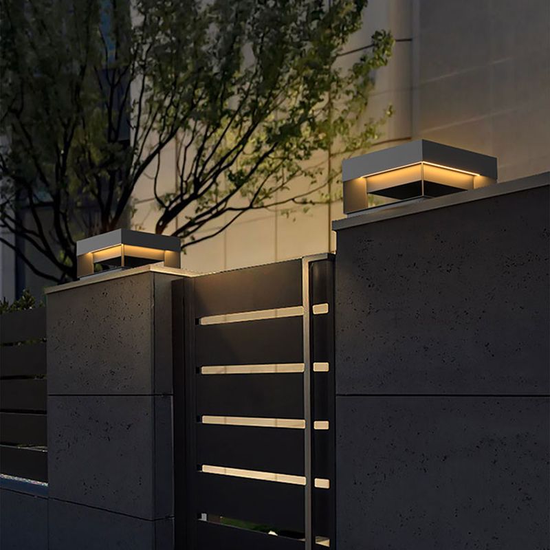Outdoor Solar Post-Pier Mount Black Light