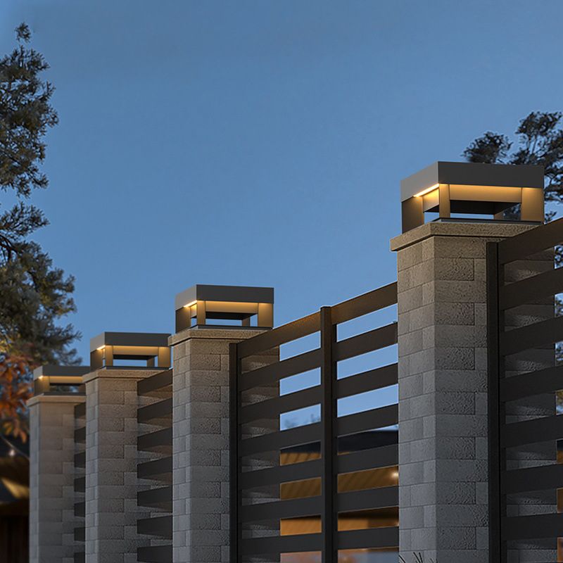 Outdoor Solar Post-Pier Mount Black Light
