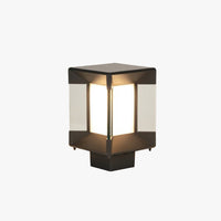 Outdoor Solar Post-Pier Rectangular Light