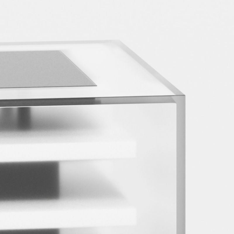 Outdoor Solar Powered Cubic Post-Pier Light