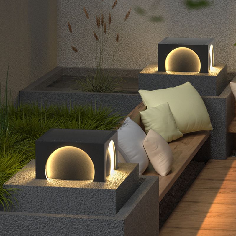 Outdoor: Solar-Powered Post & Pier Light