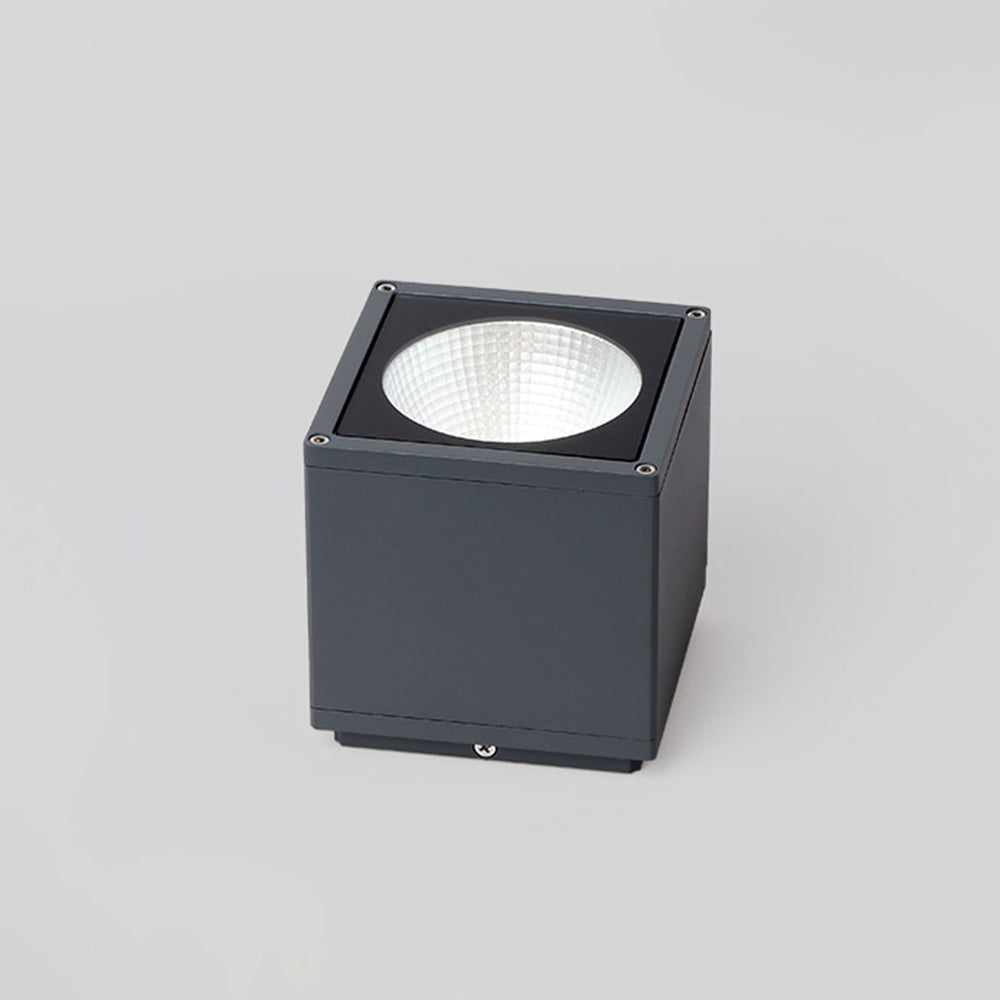 Outdoor Waterproof Gray Cube Ceiling Light