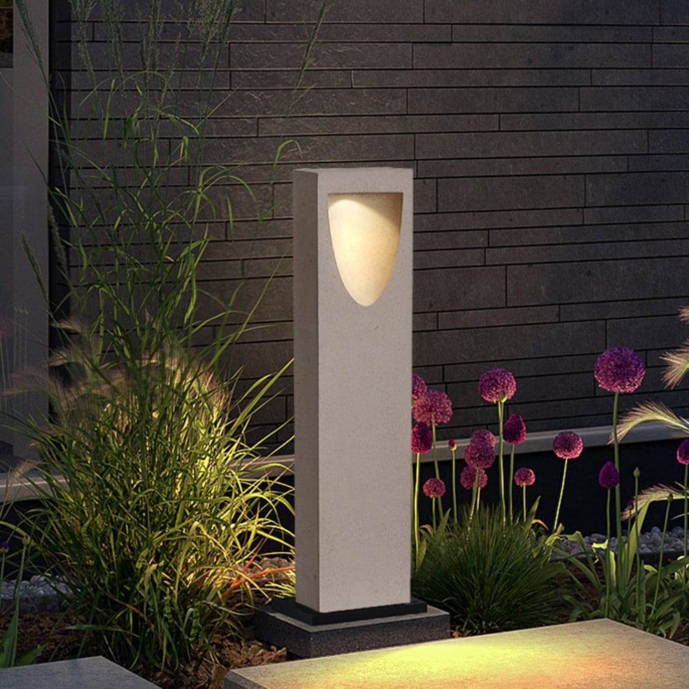 Outdoor Bollard LED Light Enhances Pathways