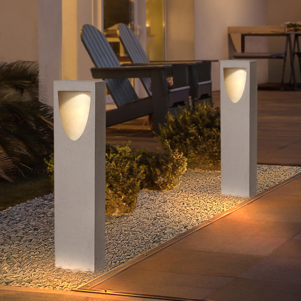 Outdoor Bollard LED Light Enhances Pathways