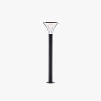 Outdoor Solar Bollard Light, Contemporary Accent