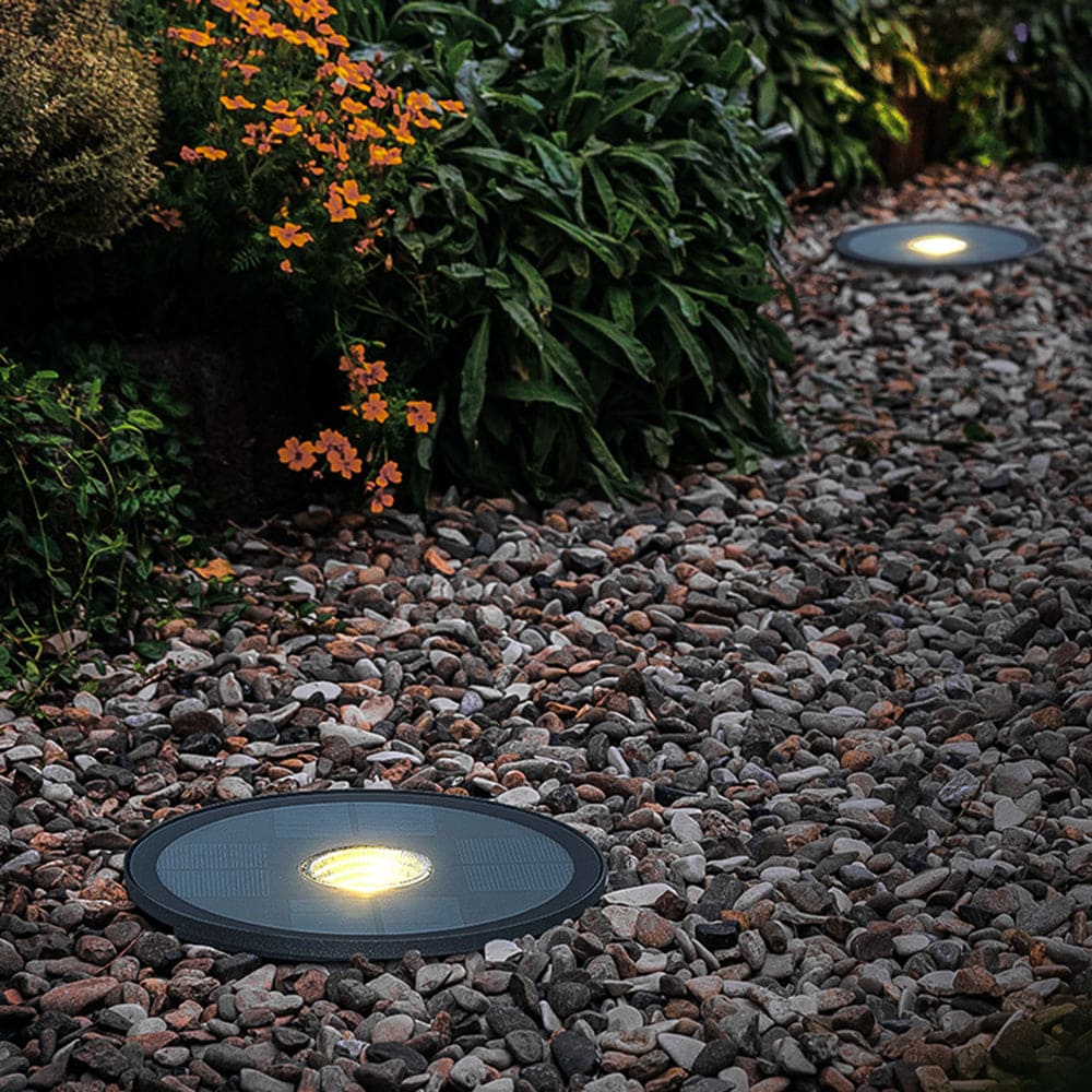 Outdoor Solar Ground Light, Modern Elegance
