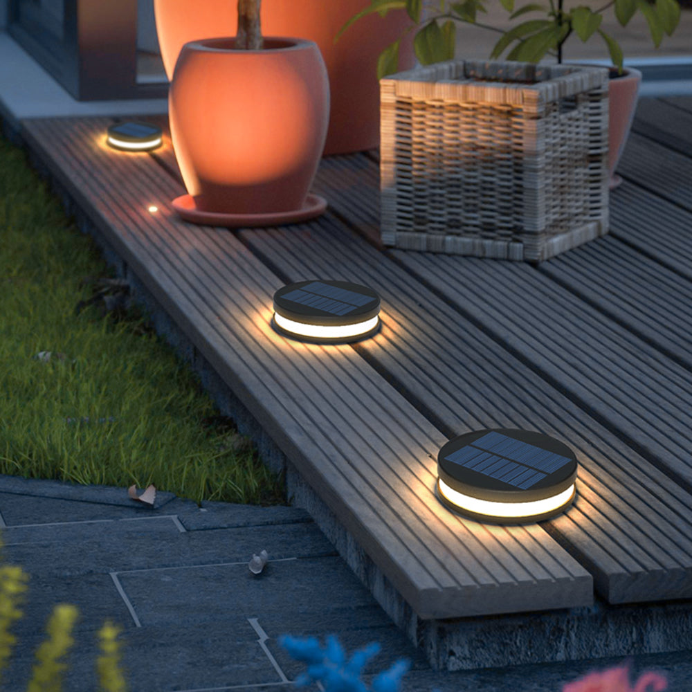 Outdoor Solar Ground Light, Modern Elegance