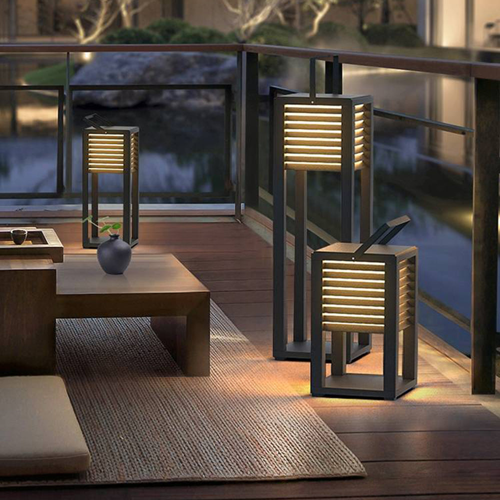 Rustic Industrial Outdoor Lantern – Warm Glow