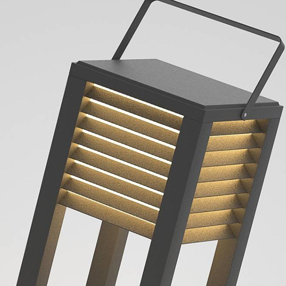 Rustic Industrial Outdoor Lantern – Warm Glow