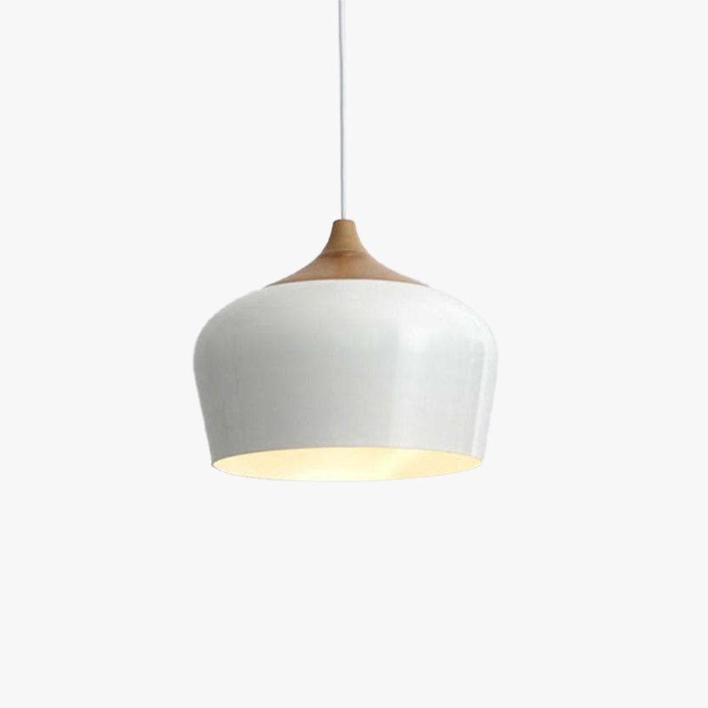 Scandinavian Dome Pendant Light, Mid-Century Flair