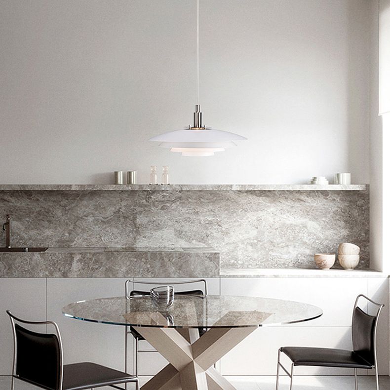 Scandinavian Pendant Light & Layered Disc Design