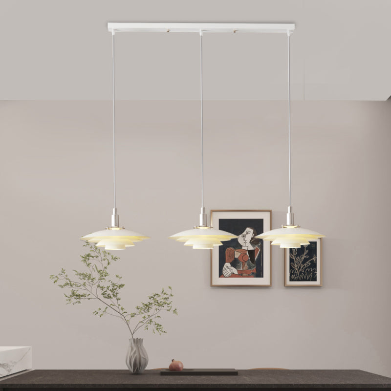 Scandinavian Pendant Light & Layered Disc Design
