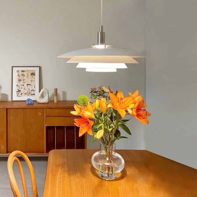 Scandinavian Pendant Light & Layered Disc Design