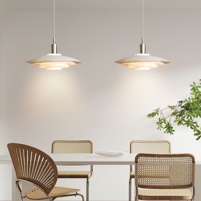 Scandinavian Pendant Light & Layered Disc Design