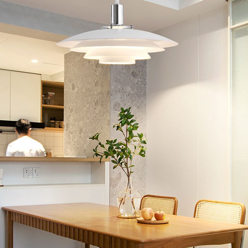 Scandinavian Pendant Light & Layered Disc Design