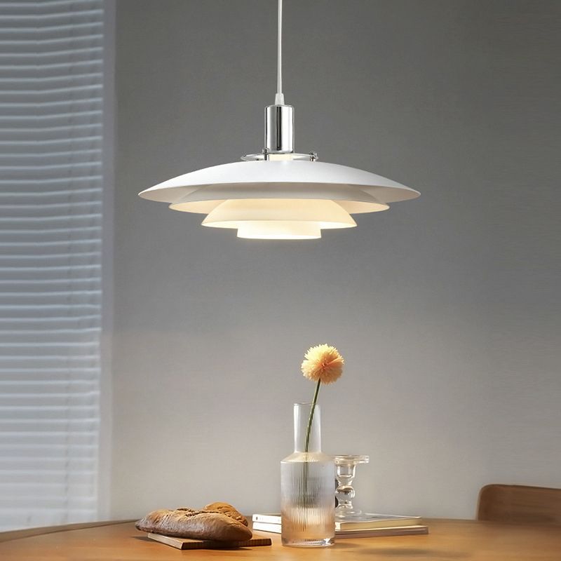 Scandinavian Pendant Light & Layered Disc Design