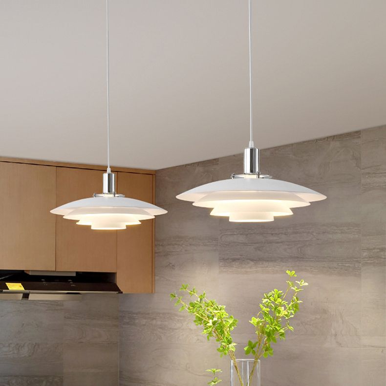 Scandinavian Pendant Light & Layered Disc Design
