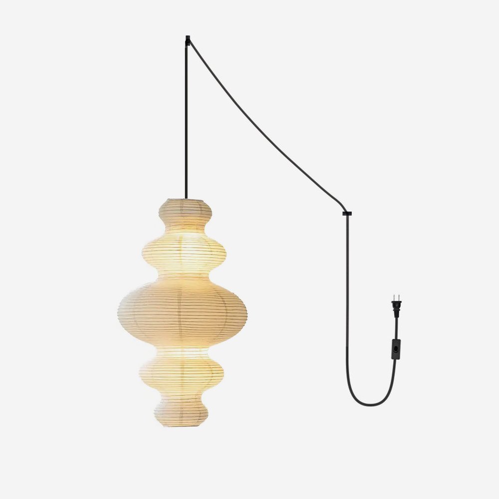 Sculptural Pendant Light & Minimalist Aesthetic
