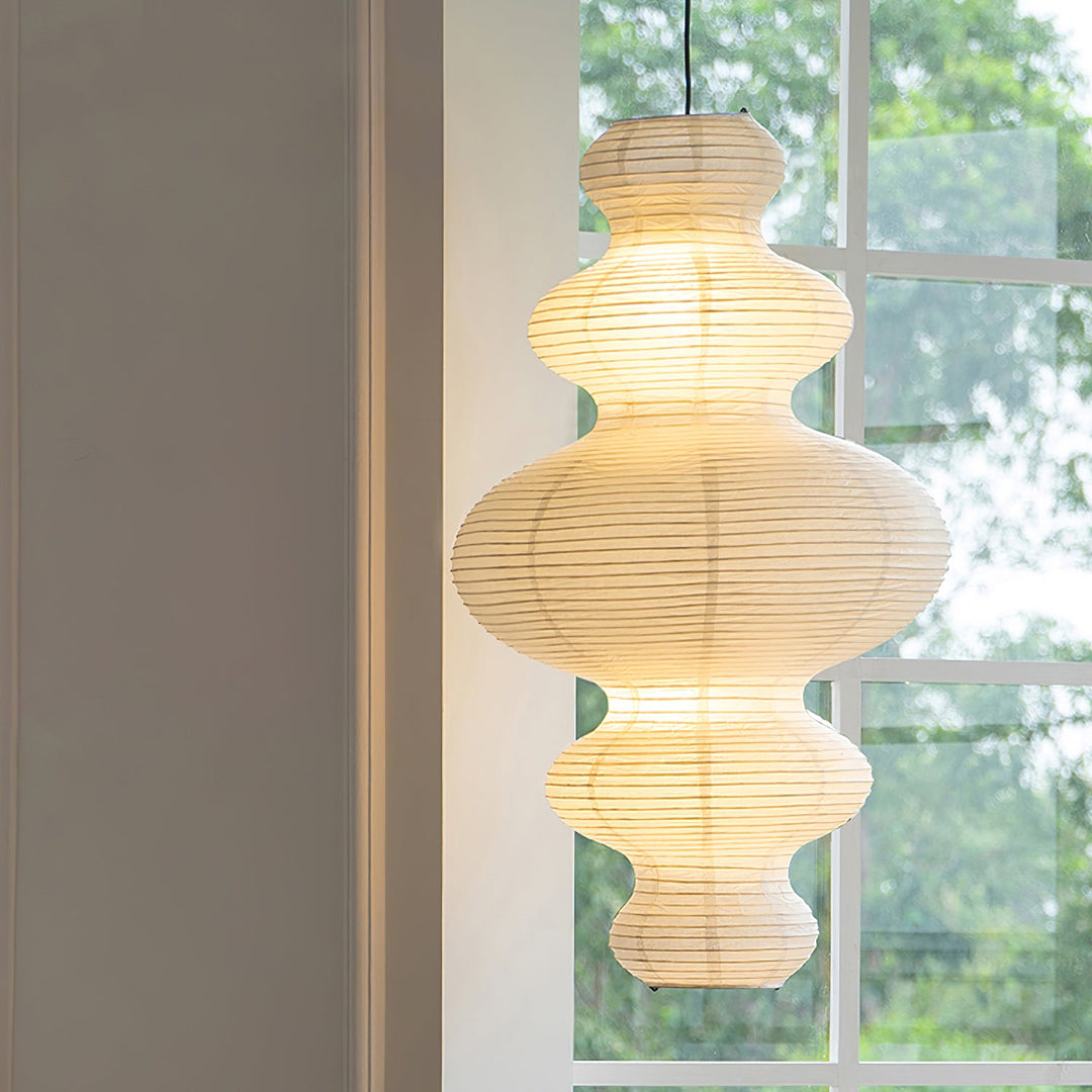 Sculptural Pendant Light & Minimalist Aesthetic