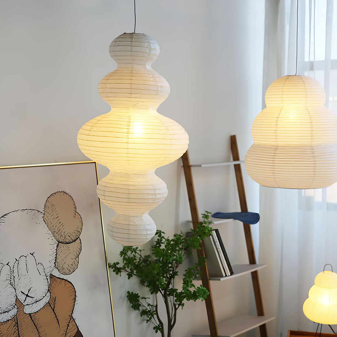 Sculptural Pendant Light & Minimalist Aesthetic