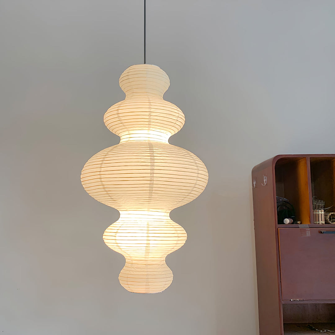 Sculptural Pendant Light & Minimalist Aesthetic