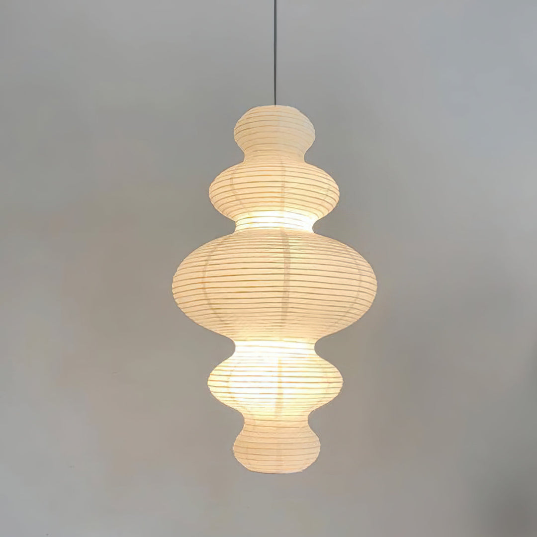 Sculptural Pendant Light & Minimalist Aesthetic