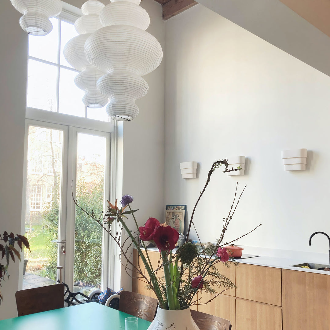 Sculptural Pendant Light & Minimalist Aesthetic