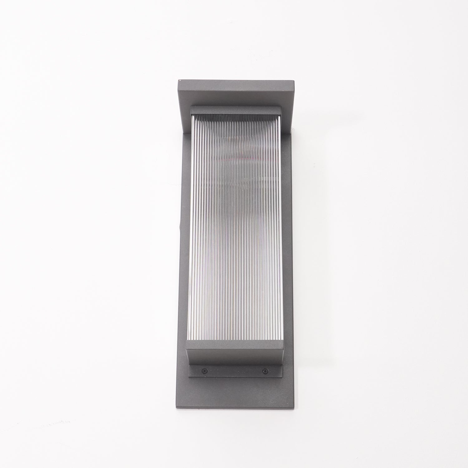 Modern Rectangular Outdoor Wall Lamp with Sleek Waterproof Design