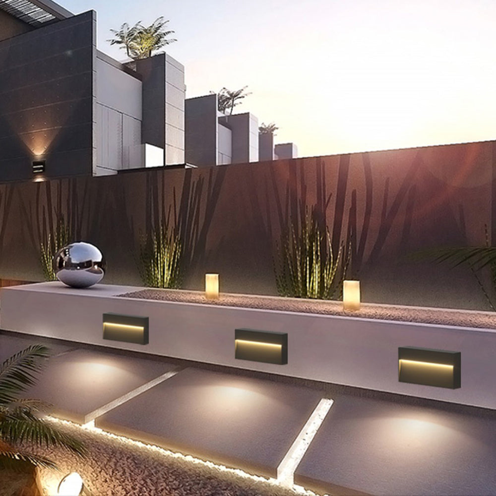 Sleek Modern Outdoor Step/Deck Sensor Light