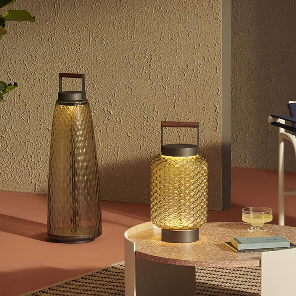 Vintage Outdoor Metal Lantern – Solar Glow