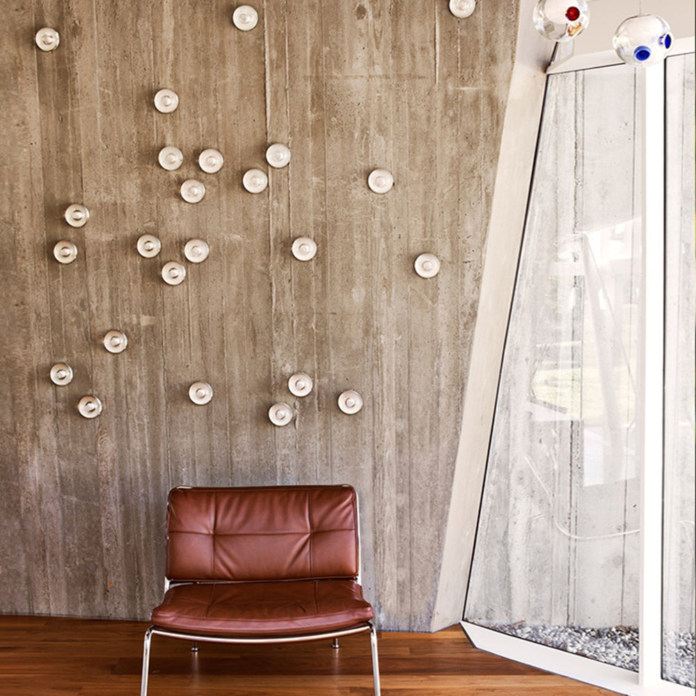 Waterproof Semi-Circular Glass LED Outdoor Wall Lamp – Modern Design