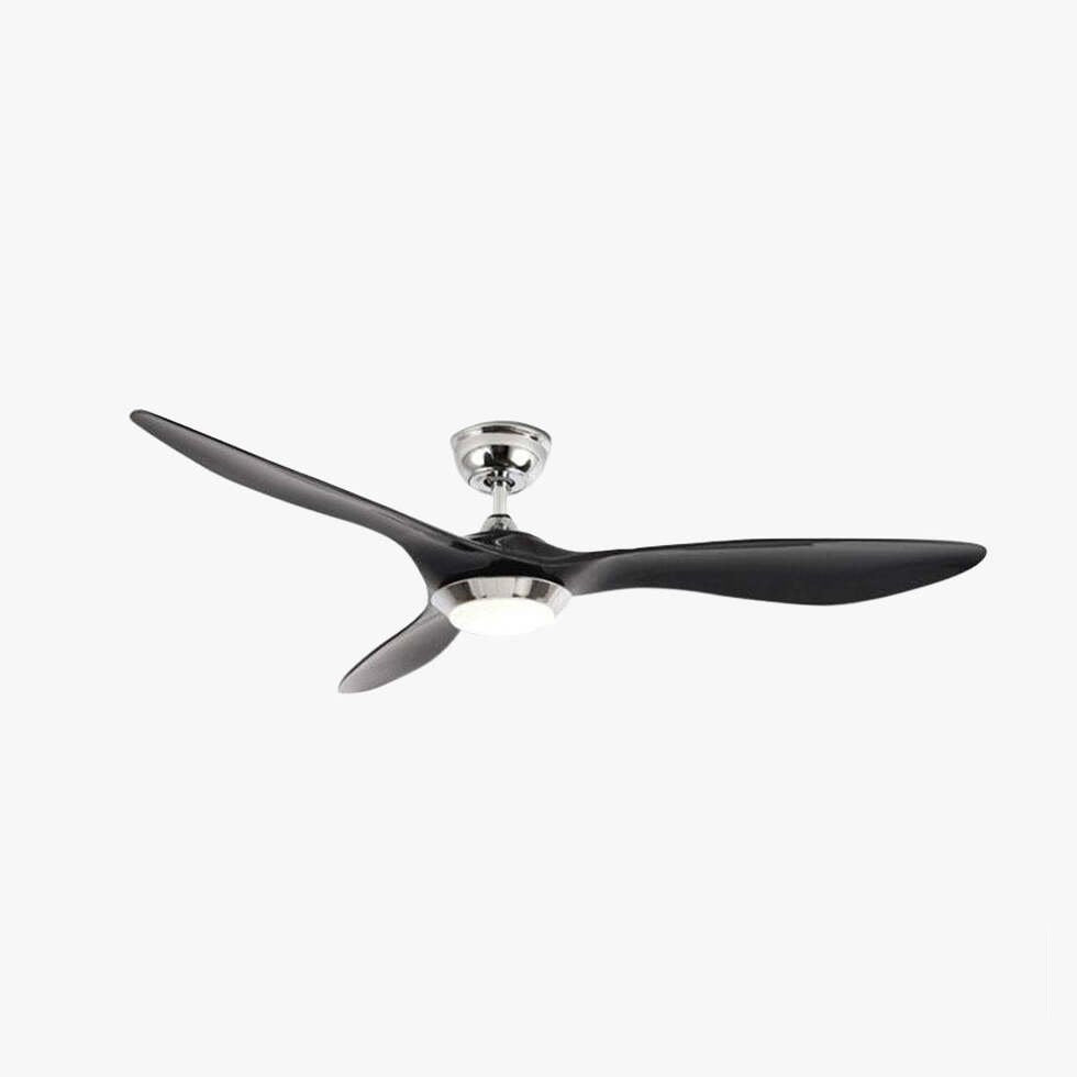 3-Blade Ceiling Fan with Light & Remote Control