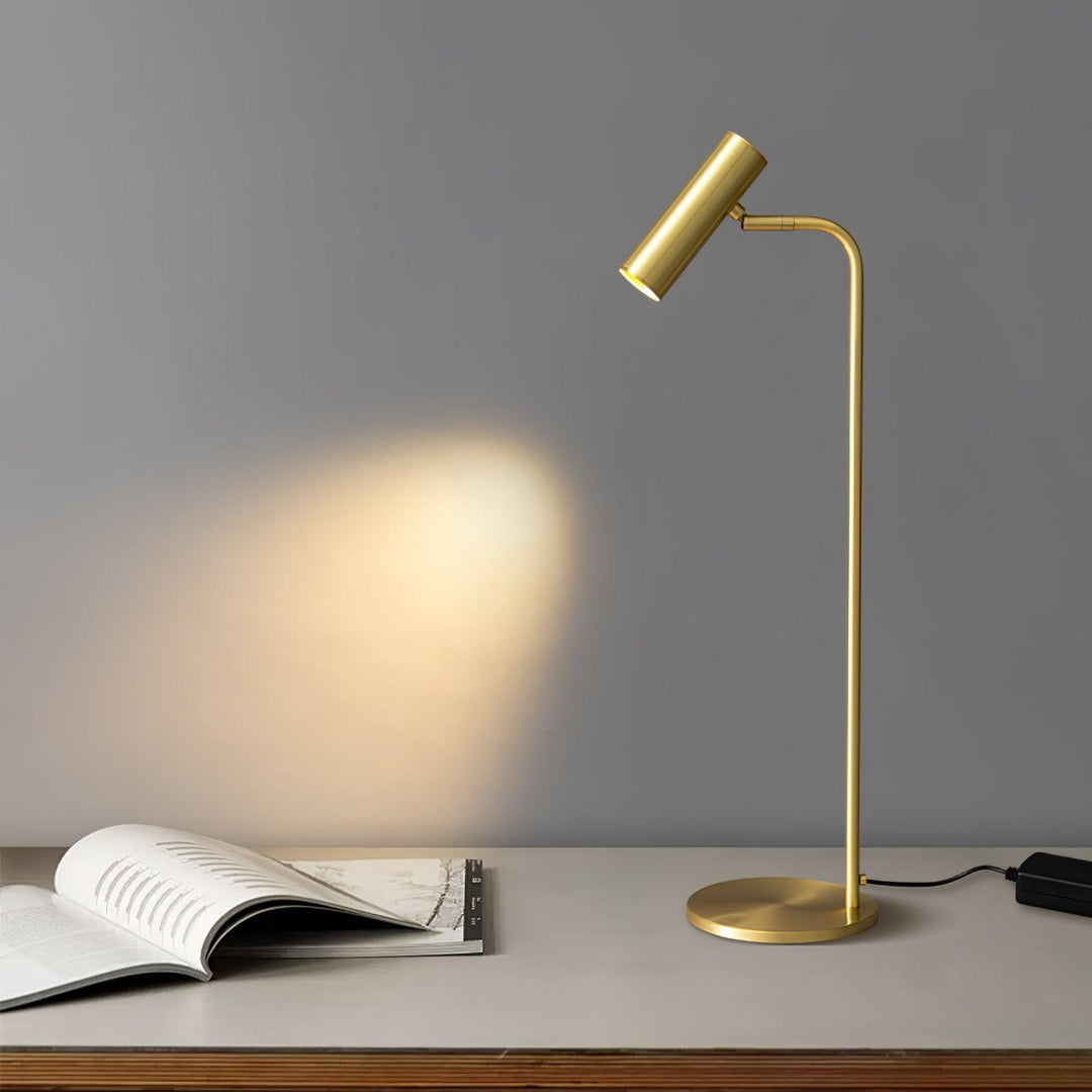 Adjustable Cylindrical Head Table Lamp