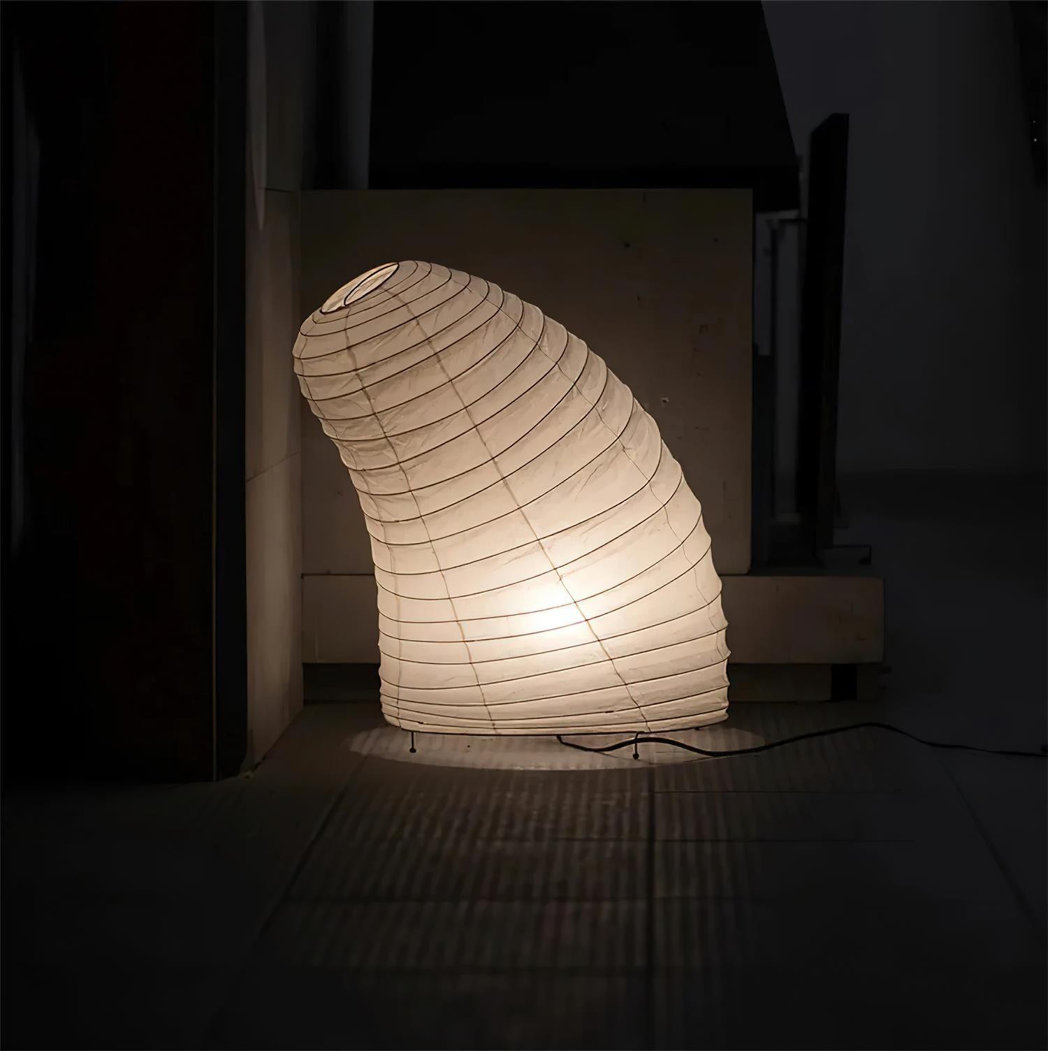 Akari Style Table Lamp - Unique Washi Paper Design