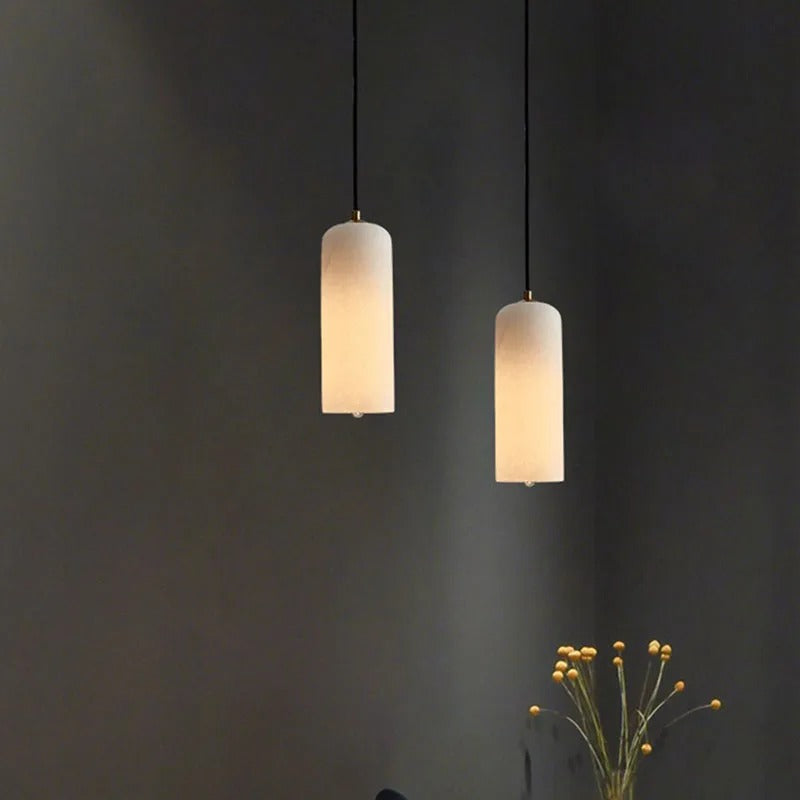 Alabaster Pendant Lamp – Mid-Century Modern Design