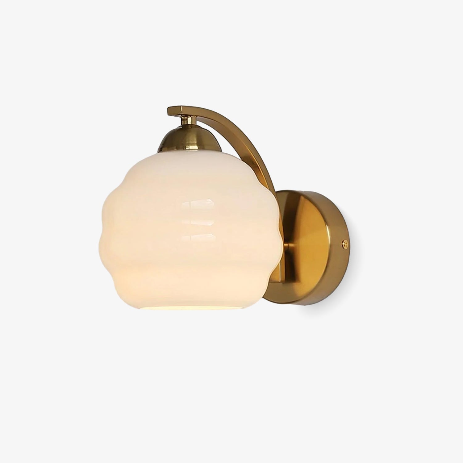 Art Deco Wall Lamp – Vintage Glass Shade