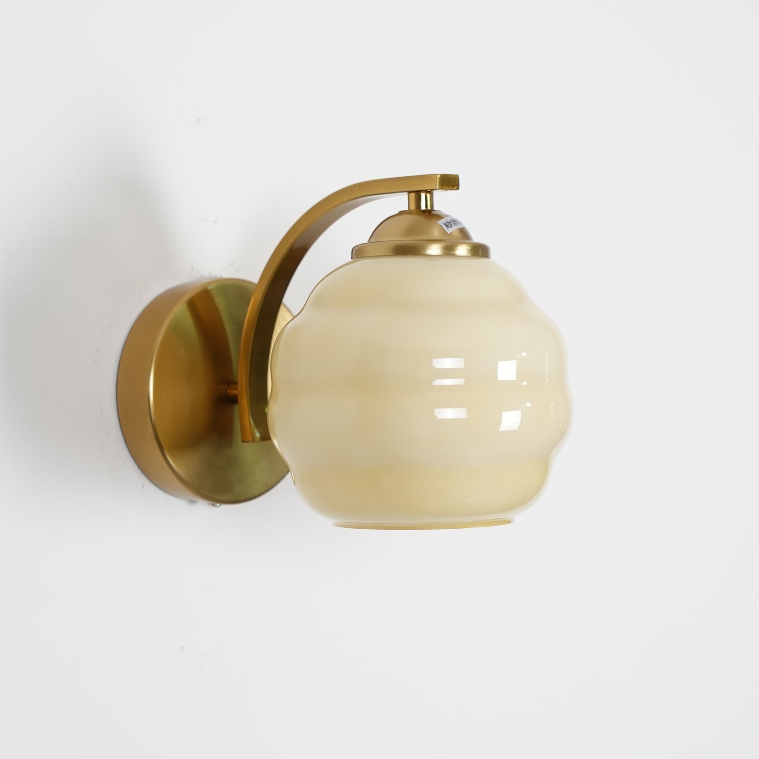 Art Deco Wall Lamp – Vintage Glass Shade