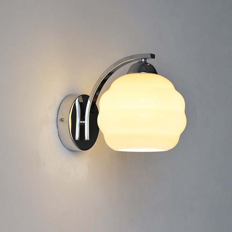 Art Deco Wall Lamp – Vintage Glass Shade