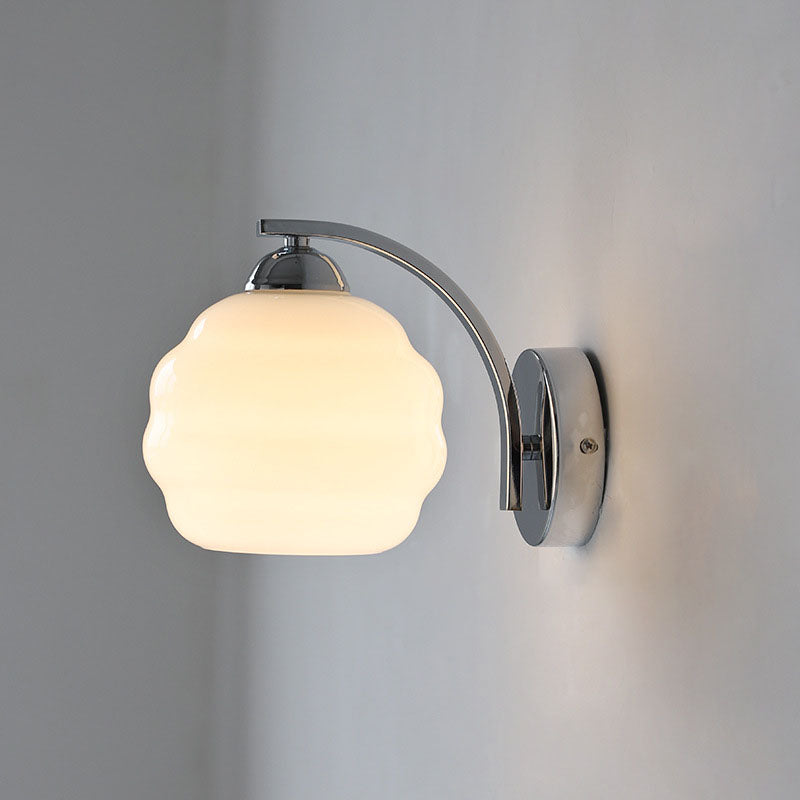 Art Deco Wall Lamp – Vintage Glass Shade