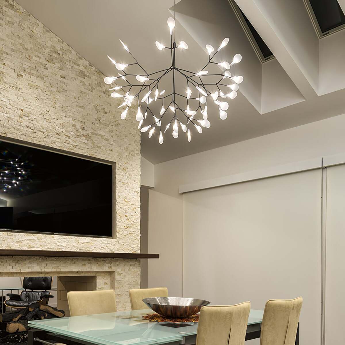 Black Firefly Chandelier - Modern Design