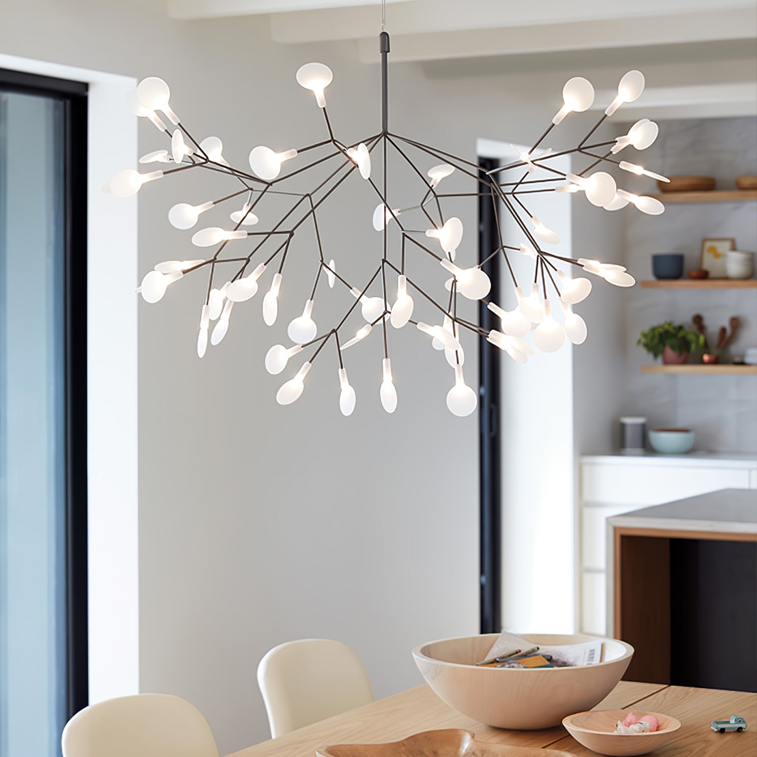 Black Firefly Chandelier - Modern Design