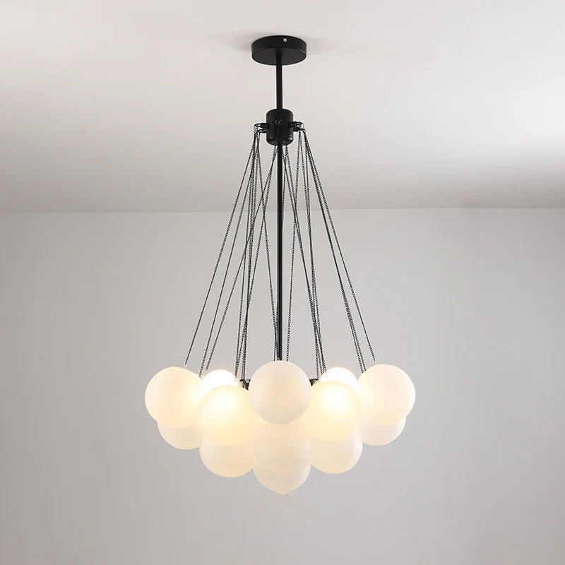 Bubble Chandelier – Modern Nordic Glass Design